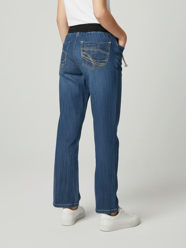 Stylish Regular Fit Pent Trouser For Men-Blue Faded-SPT02