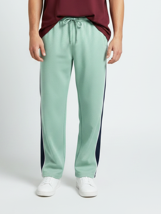 Stylish Regular Fit Summer Trouser For Men-Mint Green-NST34