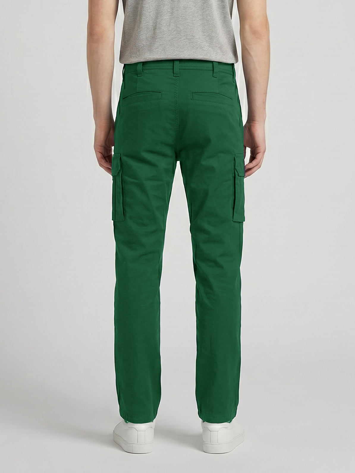 Green Cargo Trouser For Men-BE6462
