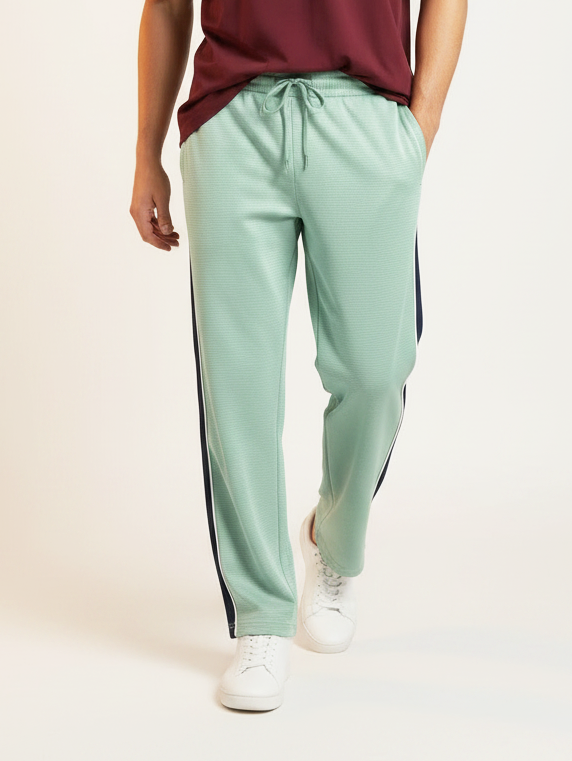 Stylish Regular Fit Summer Trouser For Men-Mint Green-NST34