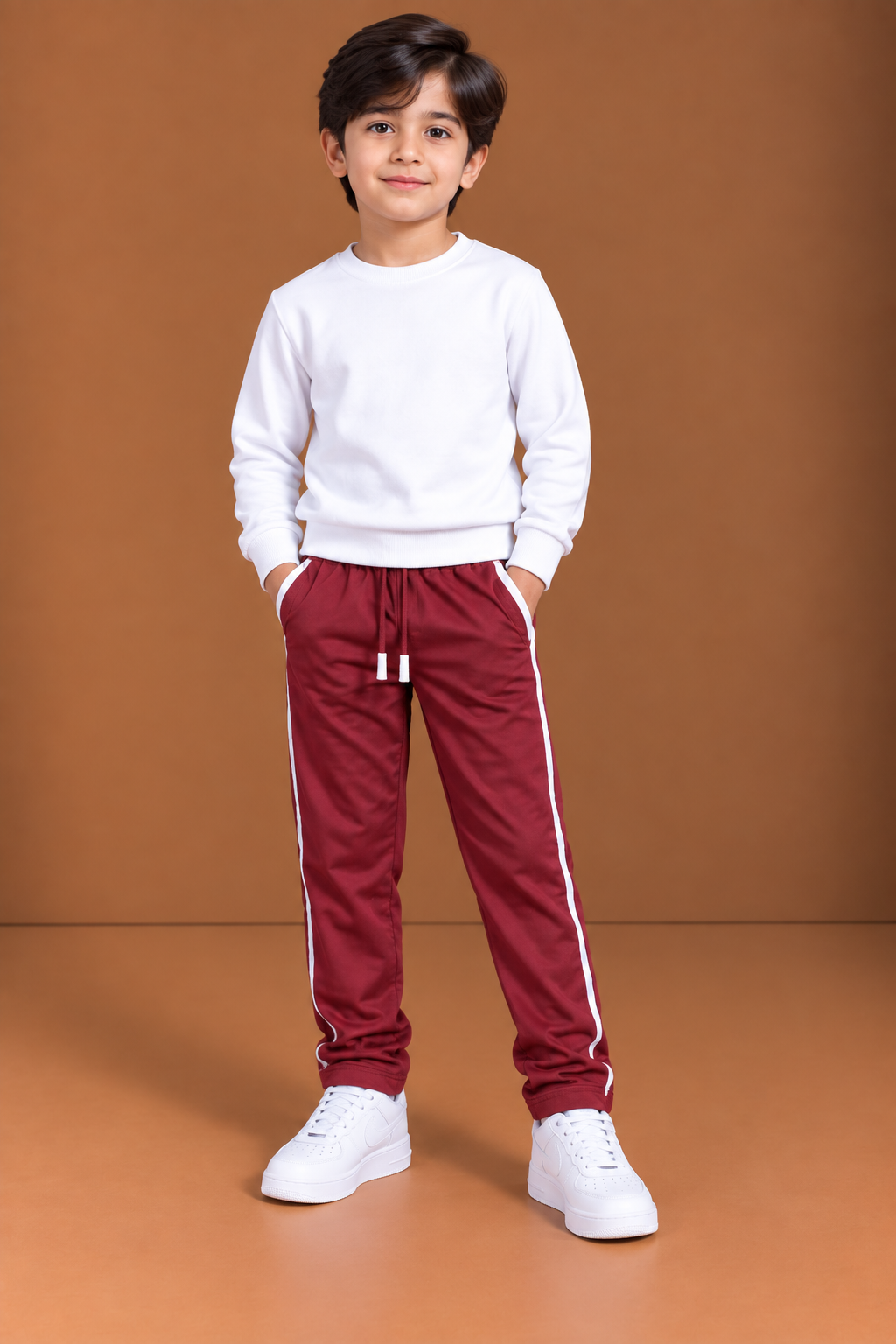 Premium Kids both seasons Trouser for red maharon  bnm06
