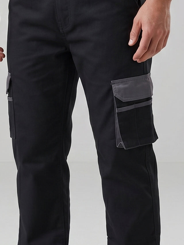 Grey Cargo Trouser For Men-BE6665