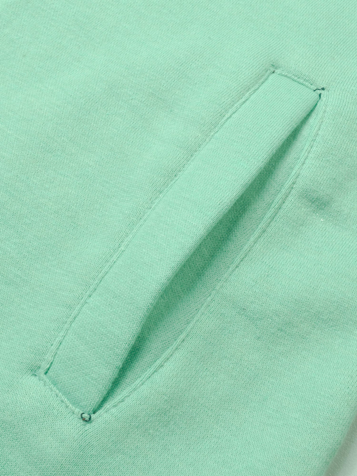 Louis Vicaci Fleece Zipper Tracksuit For Ladies-Light Green with Maroon Stripe-BR366