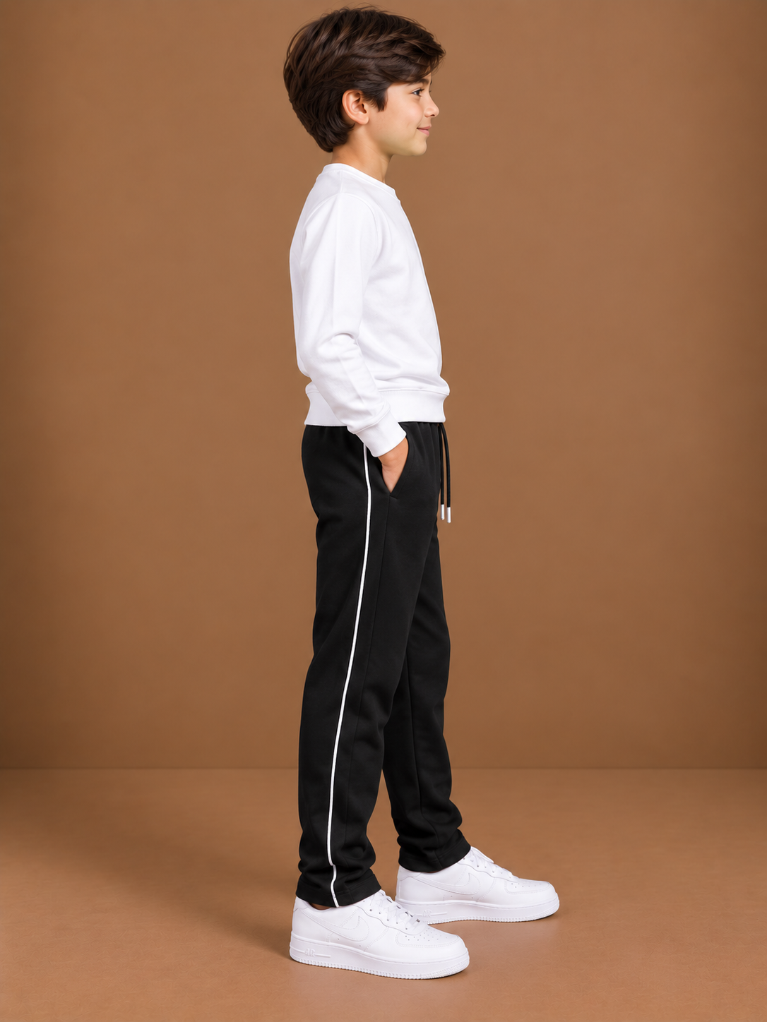 Premium Kids Fleece Trouser for Black bnm02
