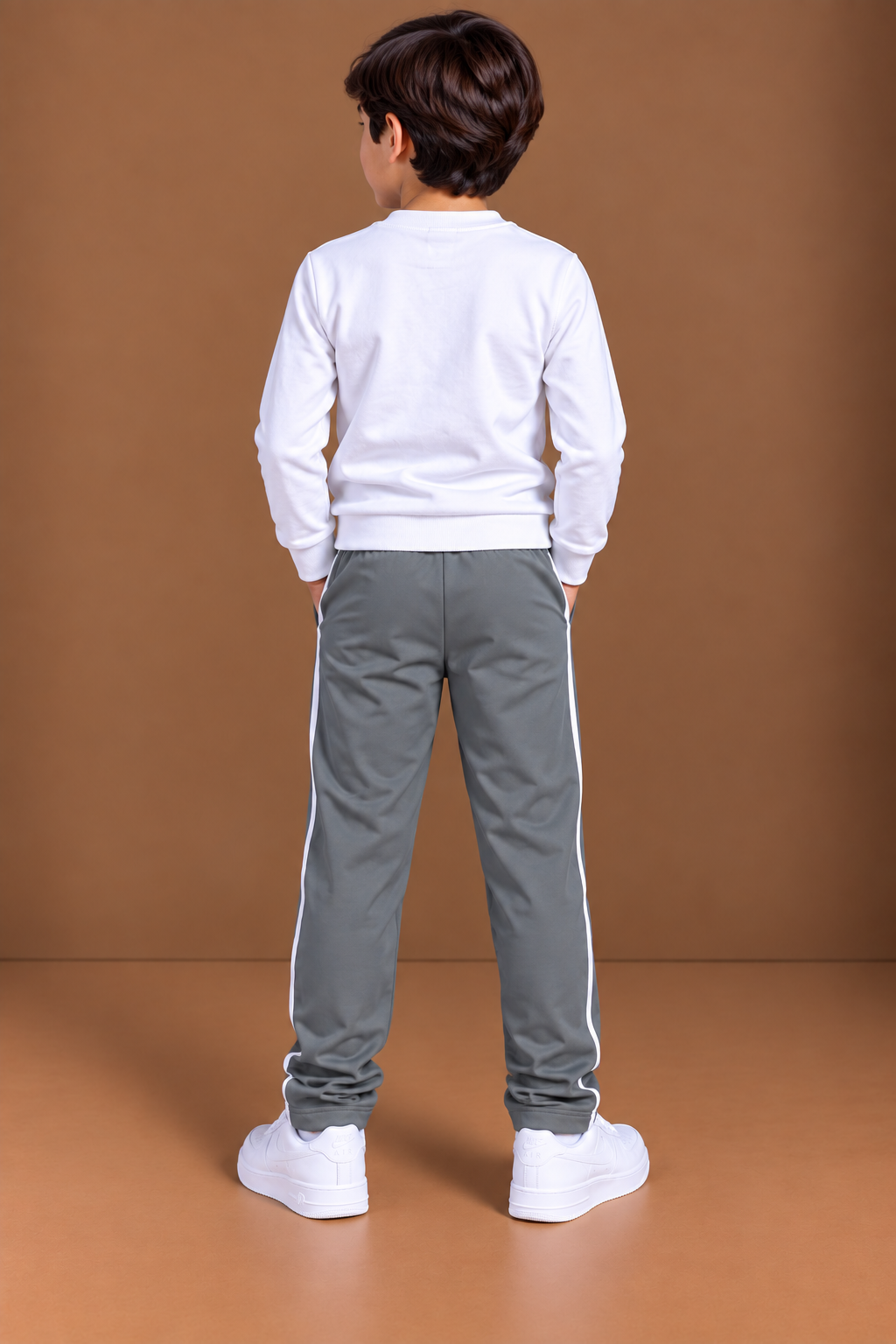 Premium Kids both seasons Trouser for Dark Grey  bnm07
