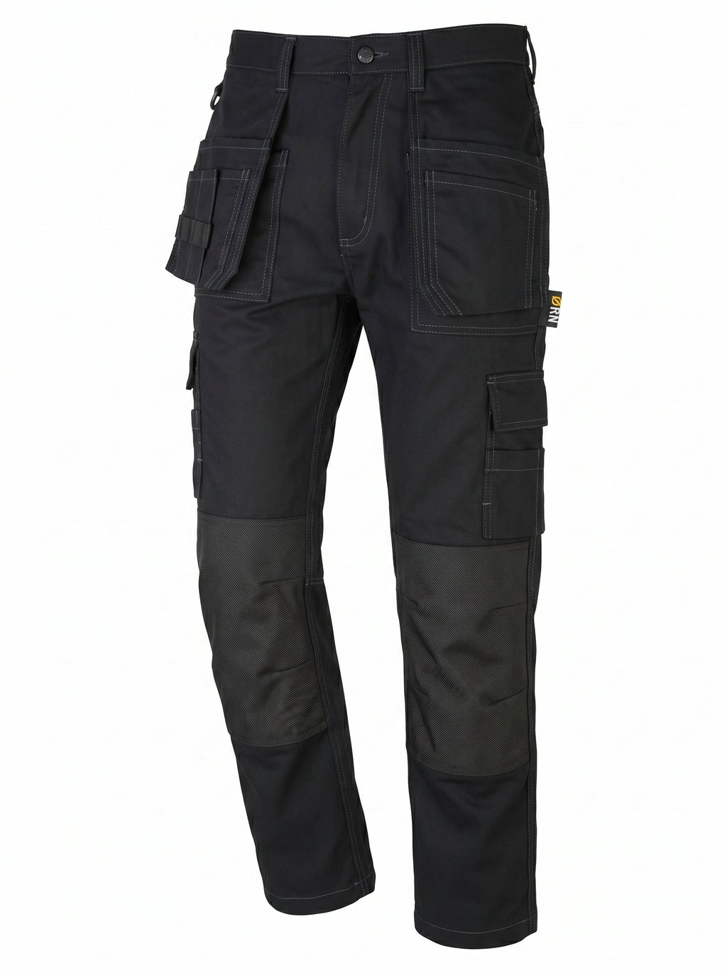 Black Cargo Trouser For Men-BE9251