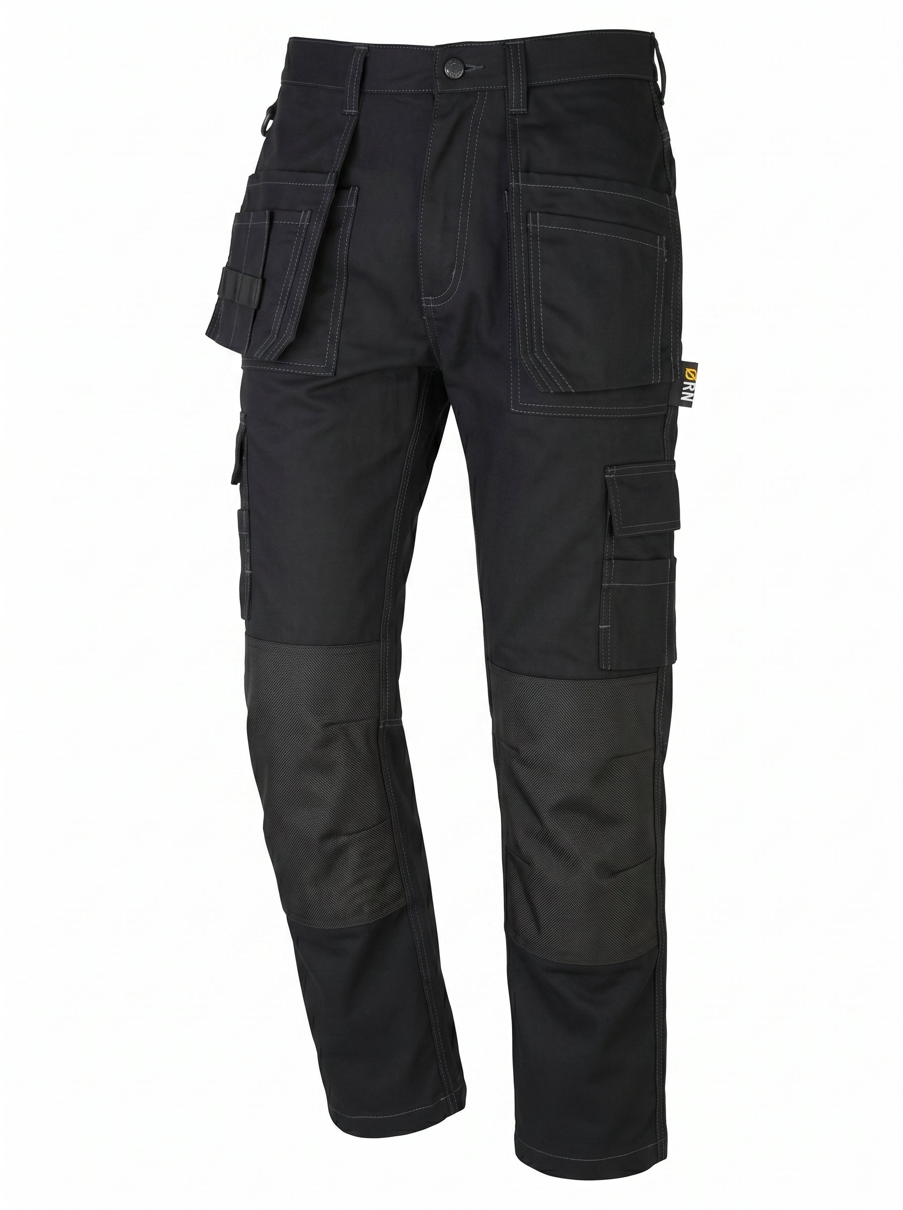Black Cargo Trouser For Men-BE9251
