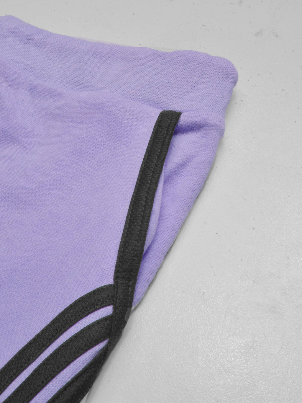 Summer Jersey Slim Fit Bermuda Short For Men-Light Purple with Stripes-SP1774/RT2435