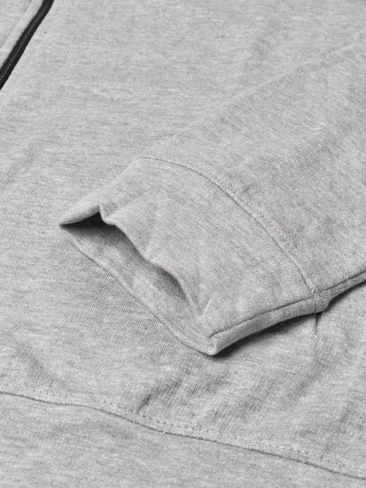 Louis Vicaci Fleece Zipper Tracksuit For Men-Grey Melange-RT1351