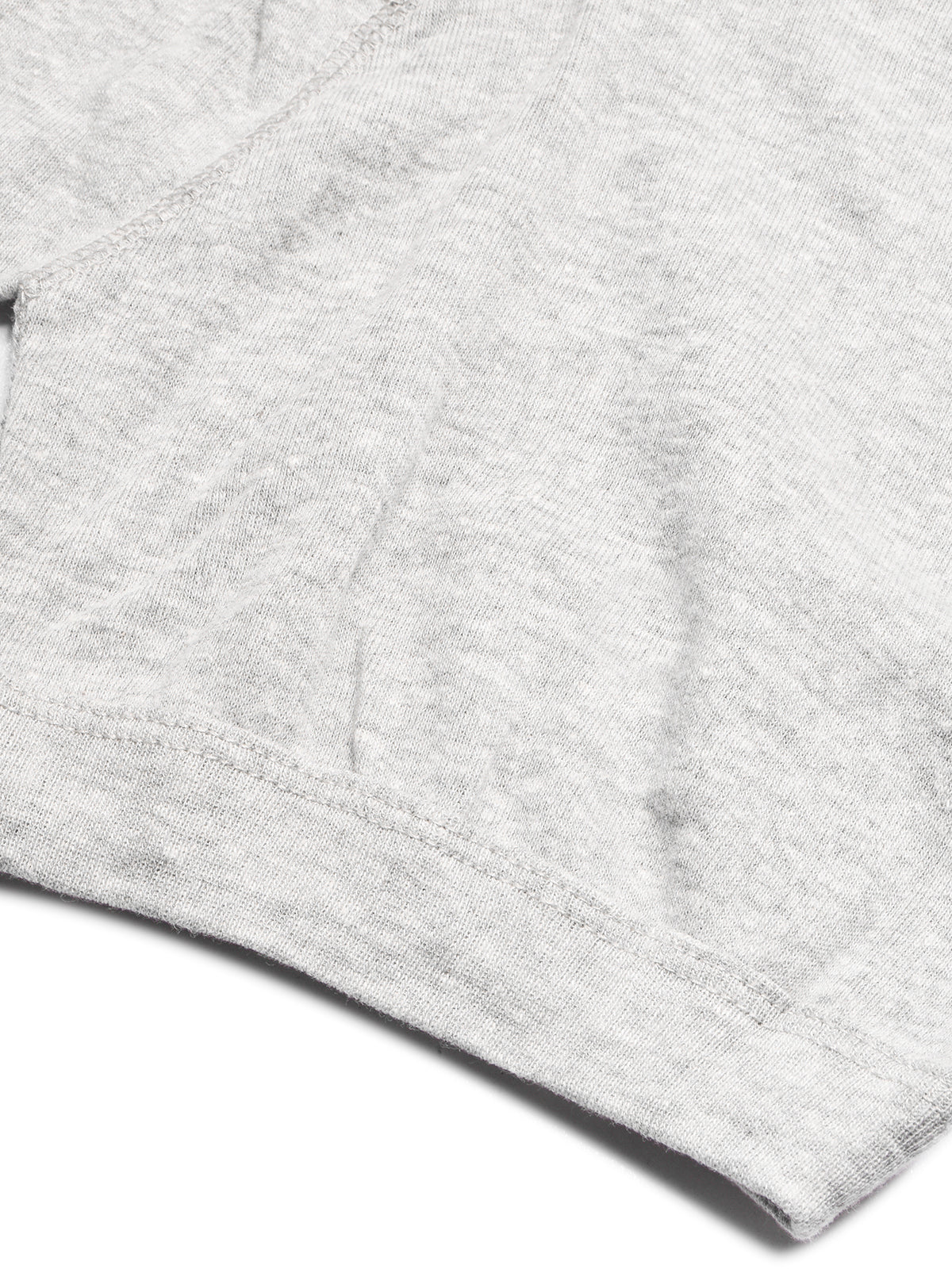 Classic Sport Single Jersey Boxer Brief For Men-Grey Melange-BR771