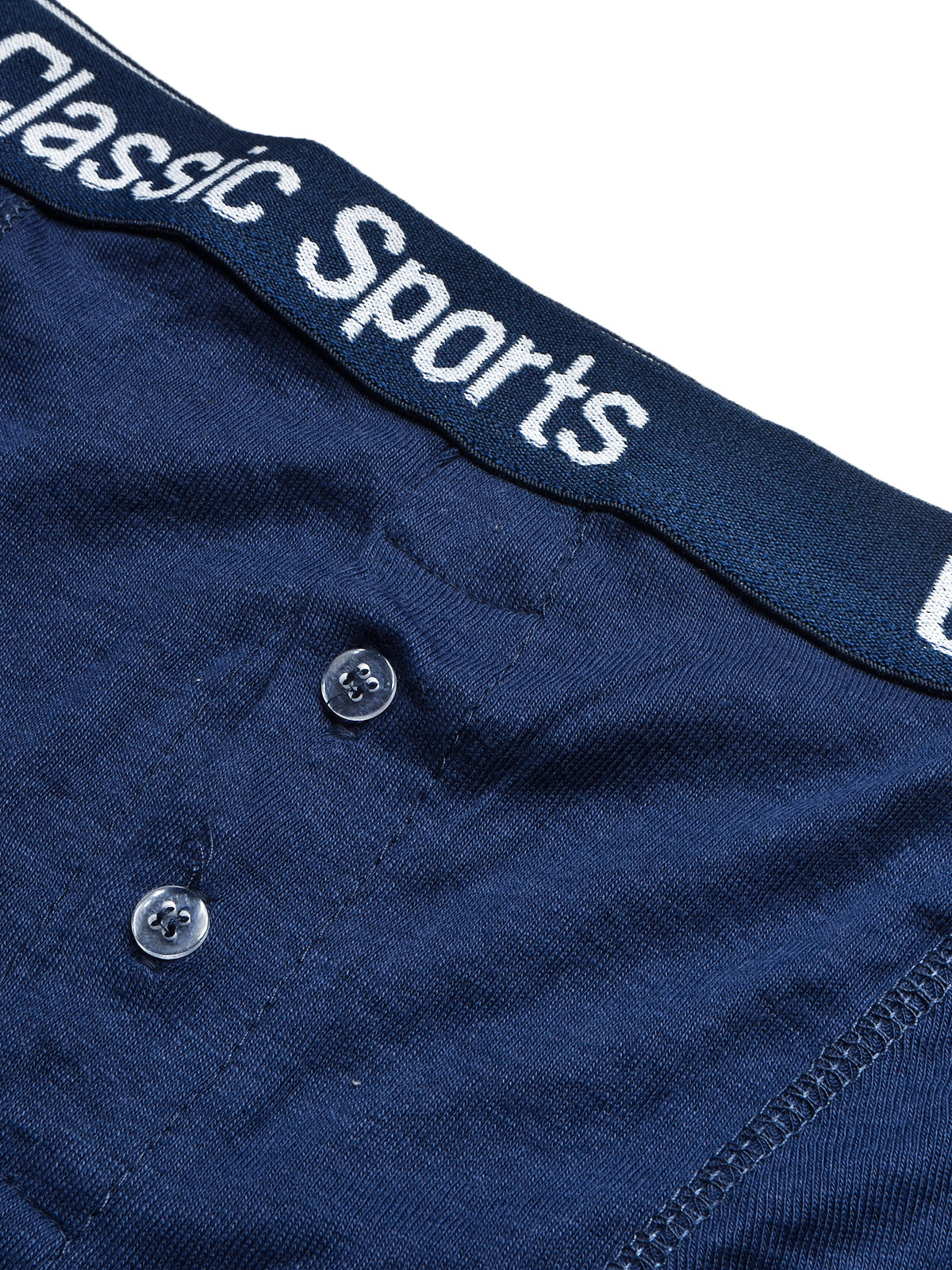 Classic Sport Single Jersey Boxer Brief For Men-Light Navy-BR772