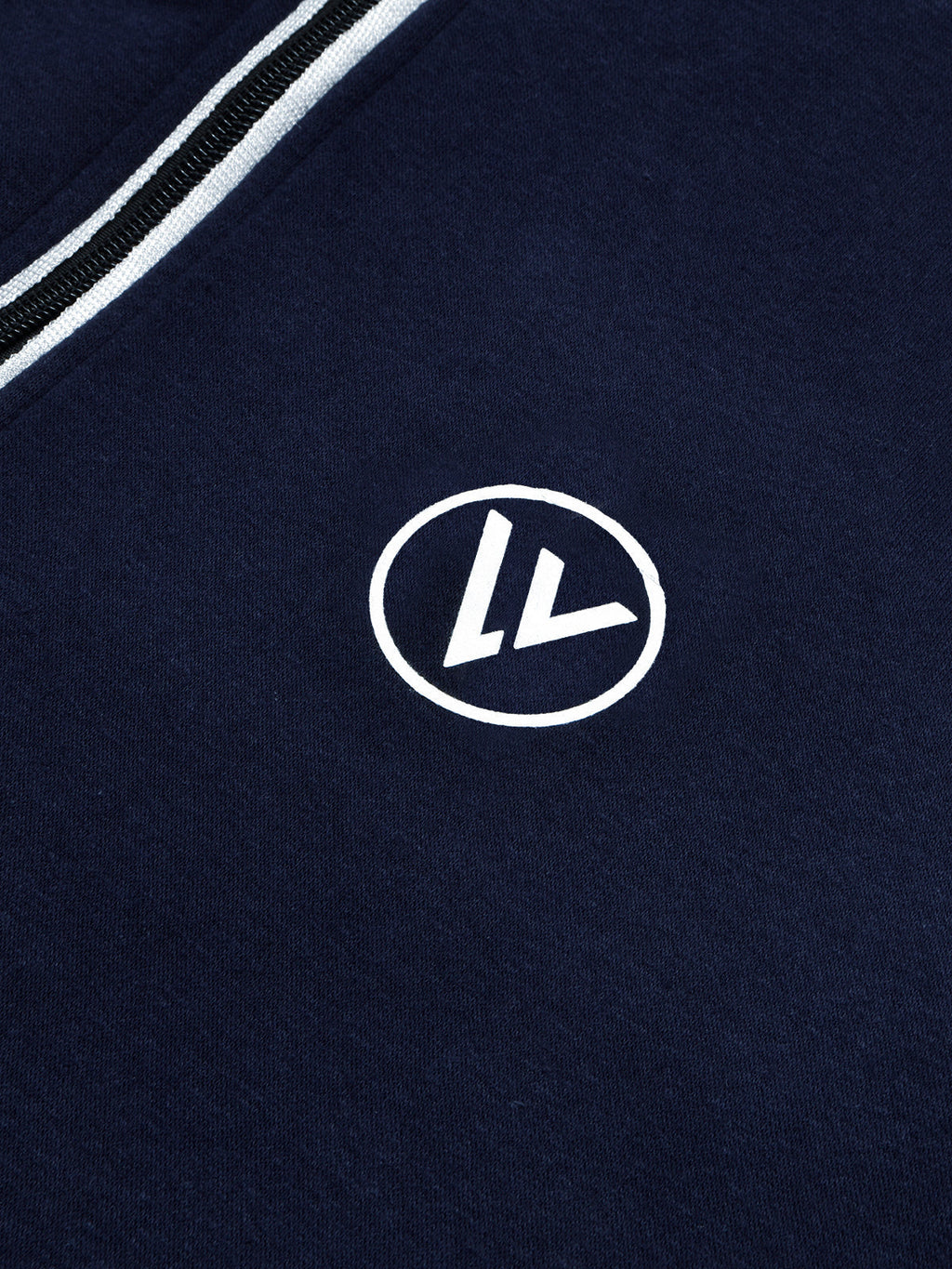Louis Vicaci Fleece Zipper Tracksuit For Men-Dark Navy-BR830