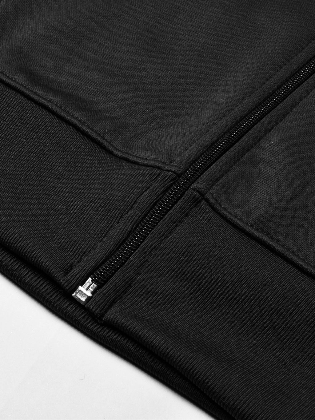 Louis Vicaci Lightning Flash Zipper Hooded Training Tracksuit For Men-Black-RT1159
