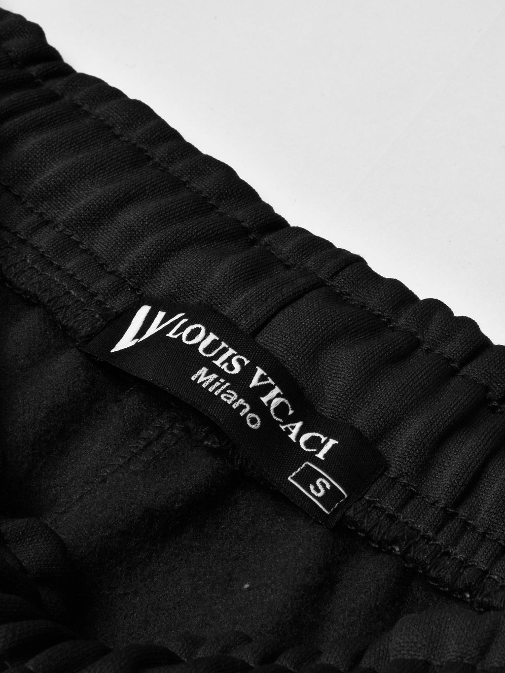 Louis Vicaci Lightning Flash Zipper Hooded Training Tracksuit For Men-Black-RT1159