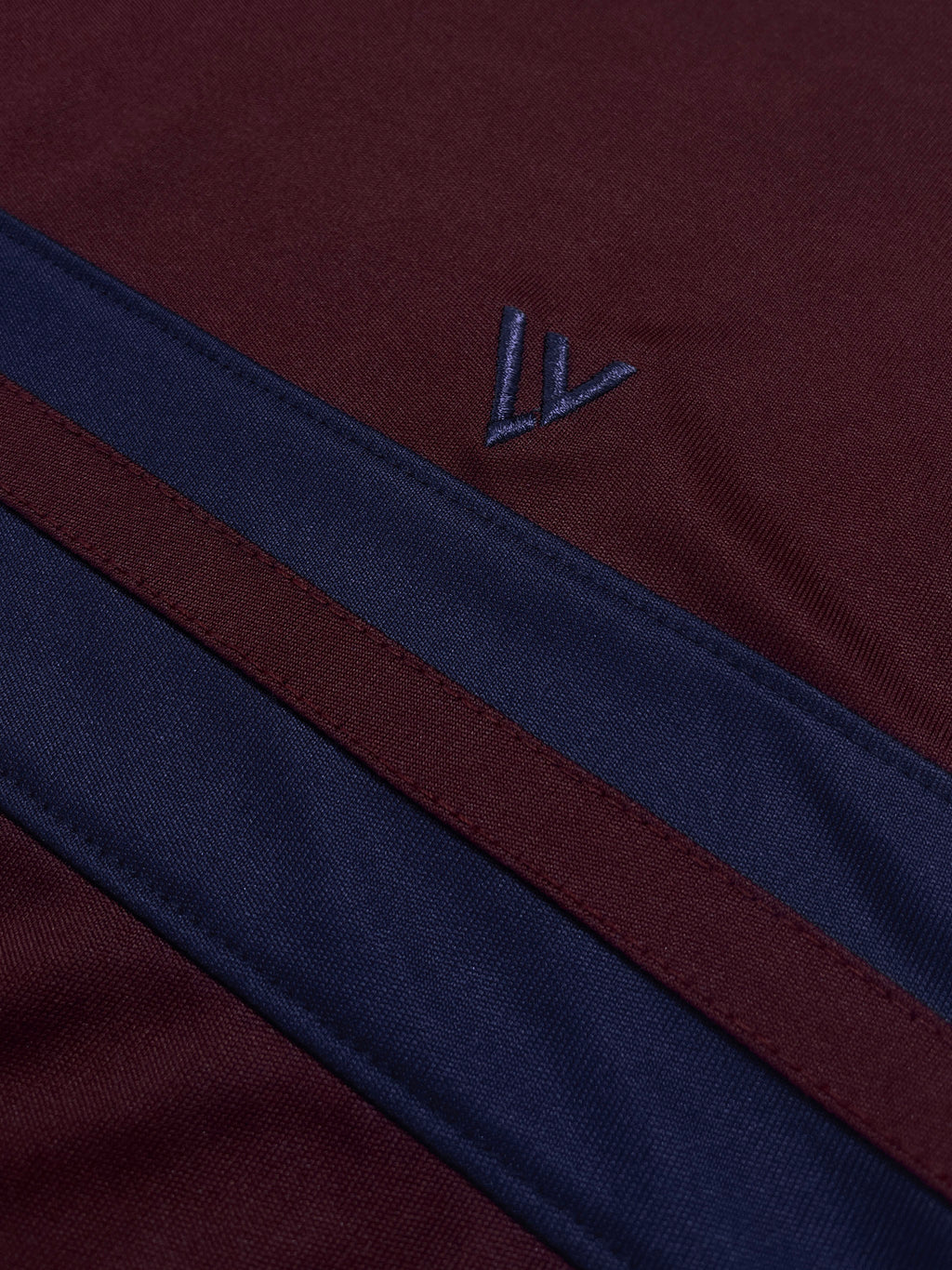 Louis Vicaci Super Stretchy Active Wear Tracksuit For Men-Maroon-RT1895