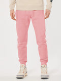 Premium Quality Terry Fleece Slim Fit Jogger Trouser For Men-Pink Faded-BR14327