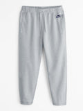 NK Fleece Regular Fit Trouser For Men-Grey Melange-BR14312