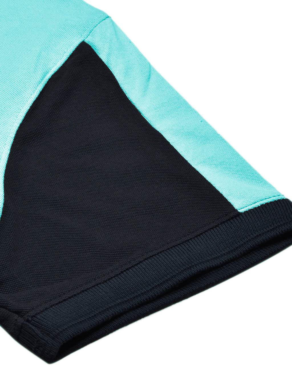 LV Summer Polo Shirt For Men-Light Cyan Blue & Dark Navy-SP1547/RT2367