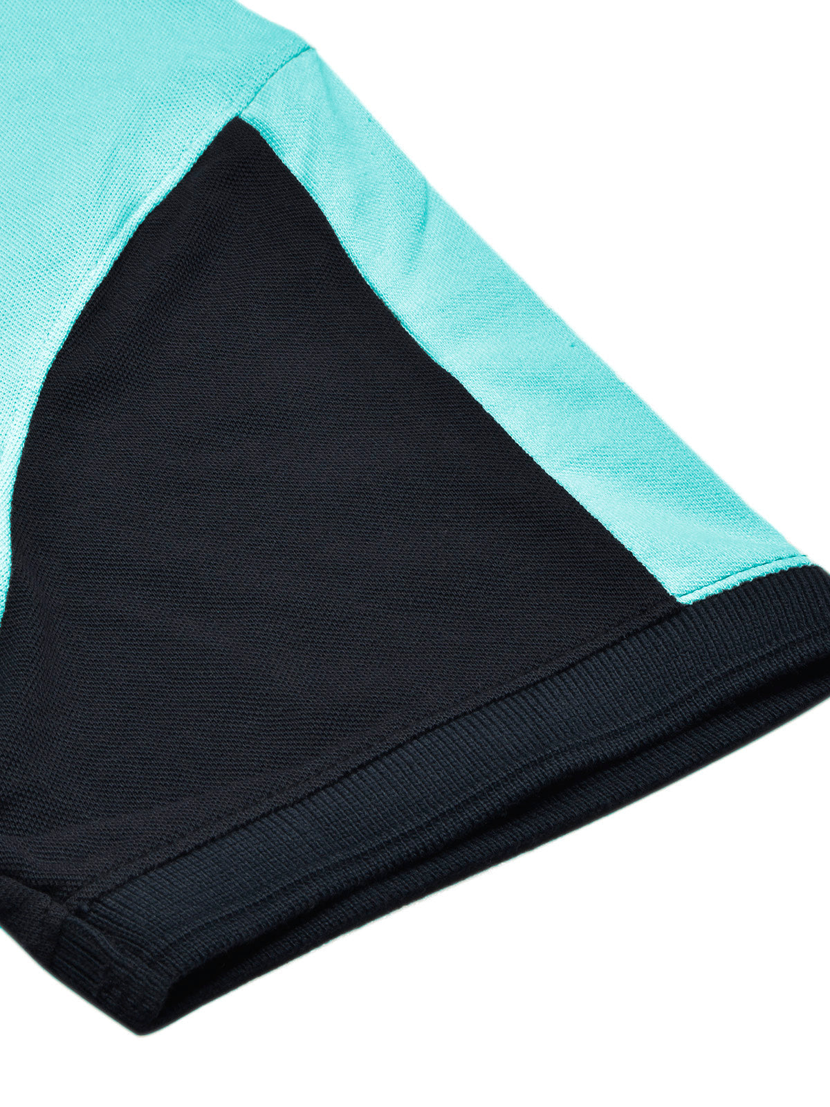 LV Summer Polo Shirt For Men-Light Cyan Blue & Dark Navy-SP1547/RT2367