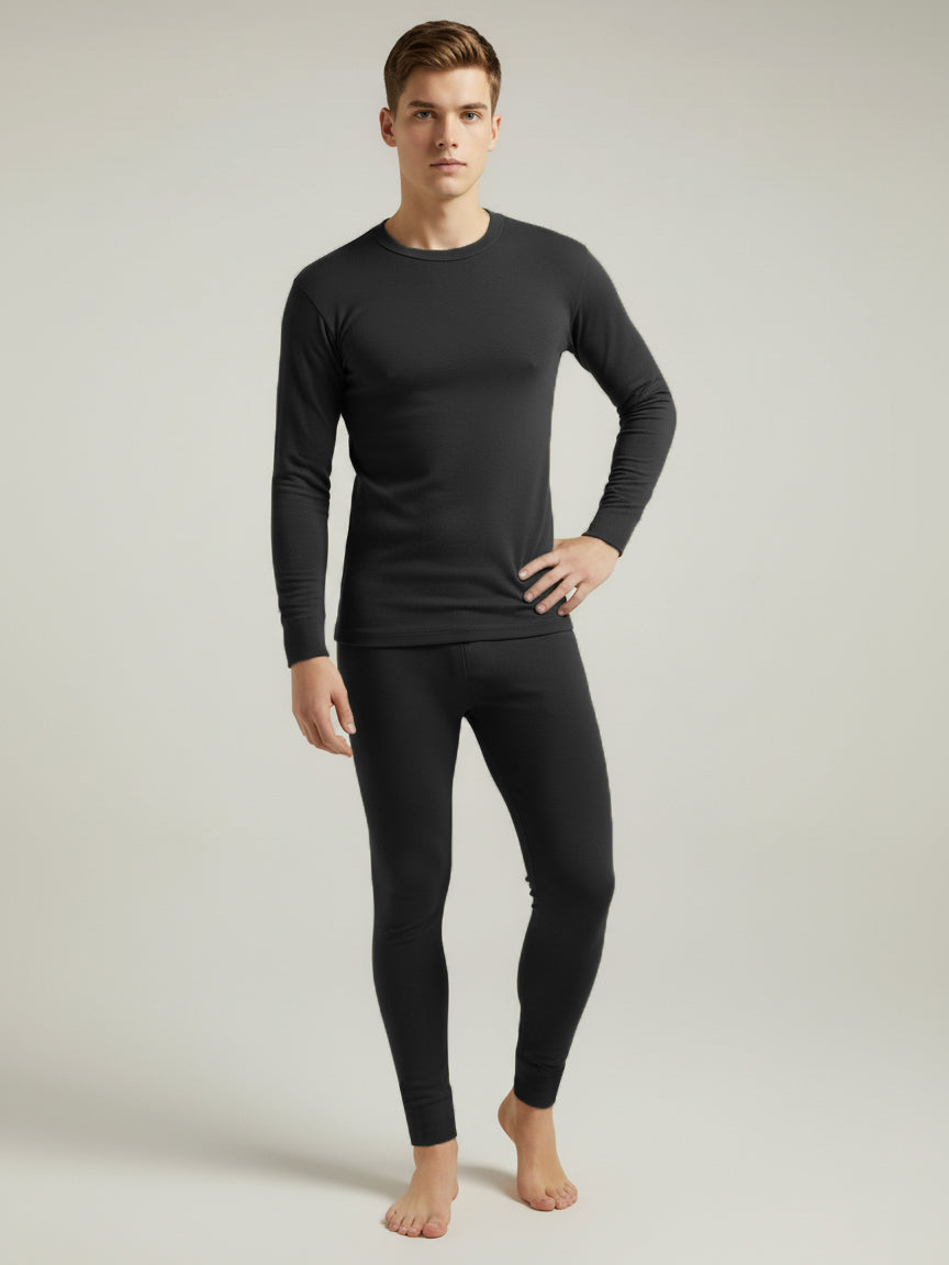 VZV Warmer Suit For Men-Black-VZV12