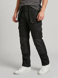 Black Cargo Trouser For Men-BE9251