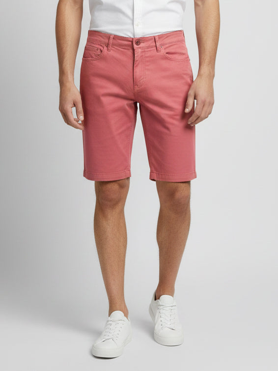 Stylish Cotton 3 Quarter Short For Men-Pink-BE4677